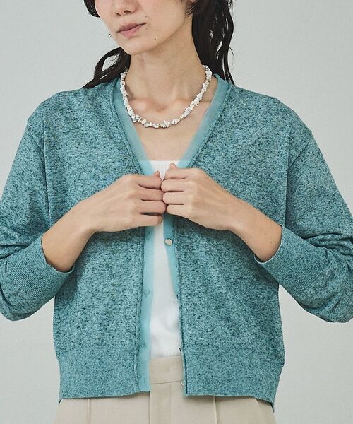 qualite / カリテ その他 | シアーミックスカーディガン【予約】 | 詳細8