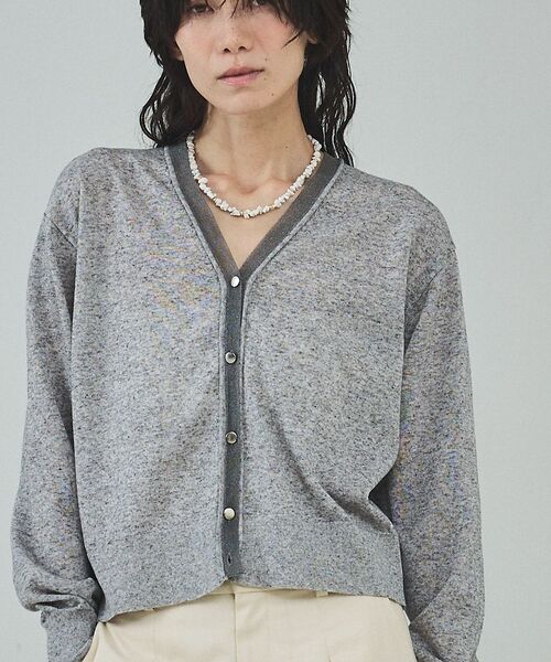 qualite / カリテ その他 | シアーミックスカーディガン【予約】 | 詳細14