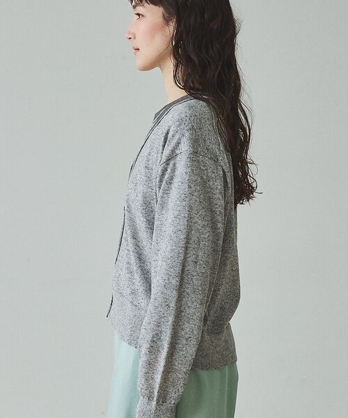 qualite / カリテ カーディガン・ボレロ | シアーミックスカーディガン【予約】 | 詳細16