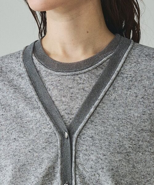 qualite / カリテ カーディガン・ボレロ | シアーミックスカーディガン【予約】 | 詳細18