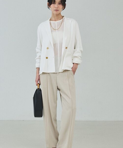 qualite / カリテ その他 | ニットテーラードジャケット【予約】 | 詳細1