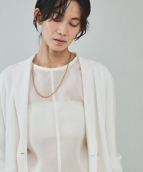 qualite / カリテ その他 | ニットテーラードジャケット【予約】 | 詳細4