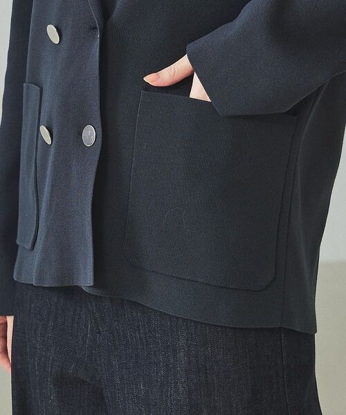 qualite / カリテ テーラードジャケット | ニットテーラードジャケット【予約】 | 詳細15