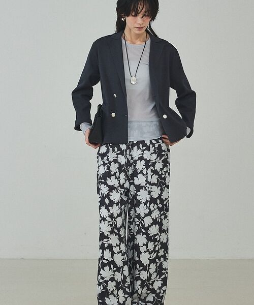 qualite / カリテ パンツ | シルエットフラワーパンツ【予約】 | 詳細3