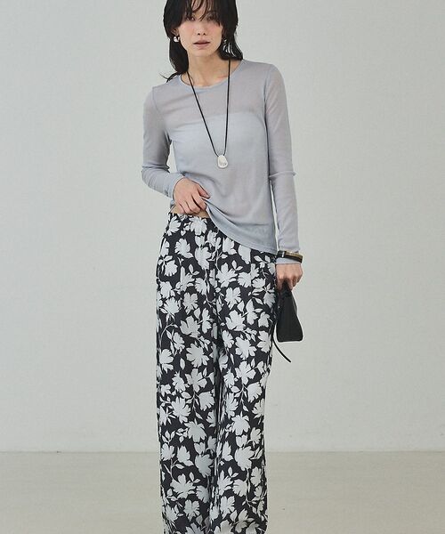 qualite / カリテ パンツ | シルエットフラワーパンツ【予約】 | 詳細6