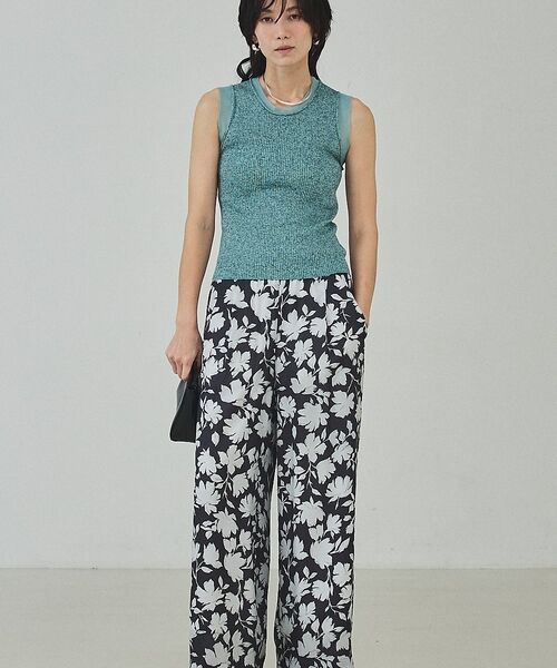 qualite / カリテ パンツ | シルエットフラワーパンツ【予約】 | 詳細8