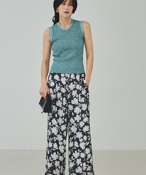 qualite / カリテ パンツ | シルエットフラワーパンツ【予約】 | 詳細9