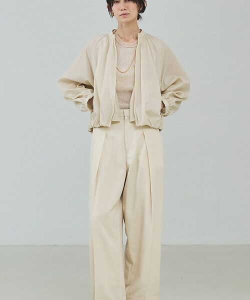 qualite / カリテ パンツ | 【セットアップ対応】テンセルハイツイストワイドパンツ【予約】 | 詳細11