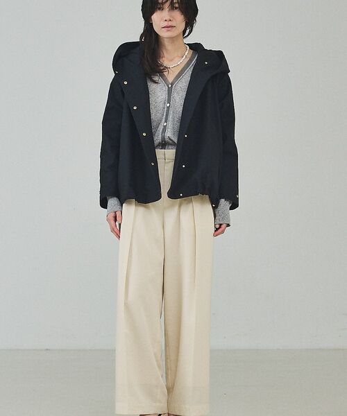 qualite / カリテ パンツ | 【セットアップ対応】テンセルハイツイストワイドパンツ【予約】 | 詳細3