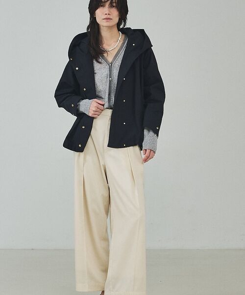 qualite / カリテ パンツ | 【セットアップ対応】テンセルハイツイストワイドパンツ【予約】 | 詳細4