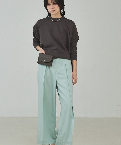 qualite / カリテ パンツ | 【セットアップ対応】テンセルハイツイストワイドパンツ【予約】 | 詳細18
