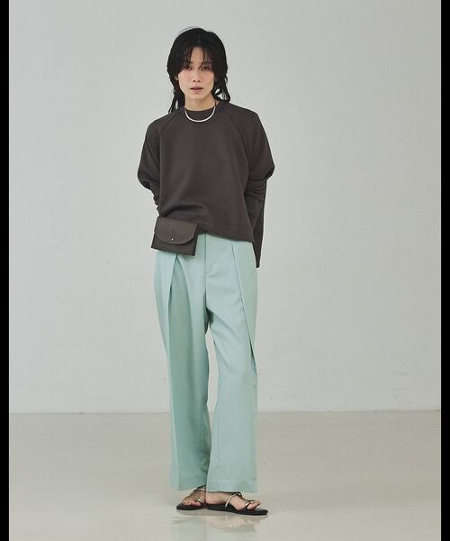 qualite / カリテ パンツ | 【セットアップ対応】テンセルハイツイストワイドパンツ | 詳細25