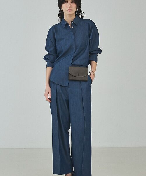 qualite / カリテ パンツ | 【セットアップ対応】テンセルハイツイストワイドパンツ【予約】 | 詳細24