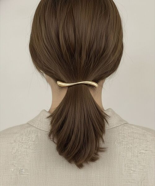 qualite / カリテ ヘアアクセサリー | ウエーブバーバレッタ | 詳細5