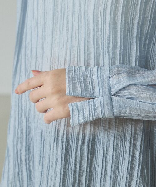 qualite / カリテ シャツ・ブラウス | シアークレープブラウス | 詳細29