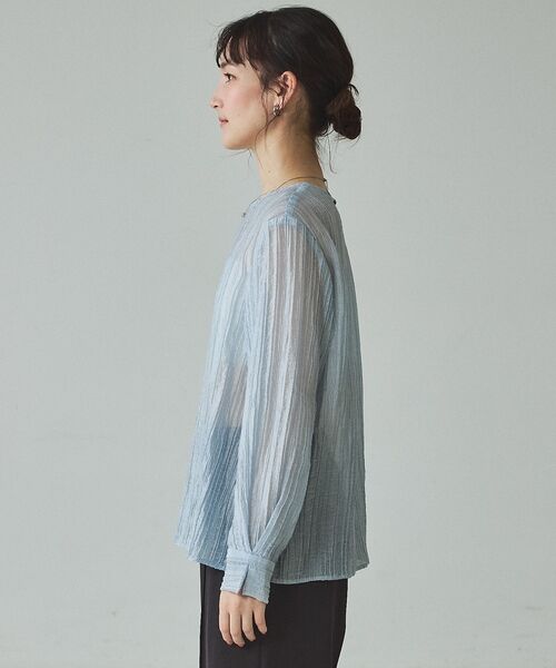 qualite / カリテ シャツ・ブラウス | シアークレープブラウス | 詳細24