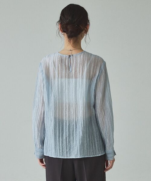 qualite / カリテ シャツ・ブラウス | シアークレープブラウス | 詳細25