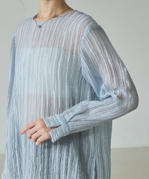 qualite / カリテ シャツ・ブラウス | シアークレープブラウス | 詳細28