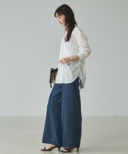 qualite / カリテ シャツ・ブラウス | ウエストドロストシャツ【予約】 | 詳細4