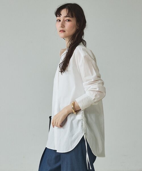 qualite / カリテ シャツ・ブラウス | ウエストドロストシャツ【予約】 | 詳細5