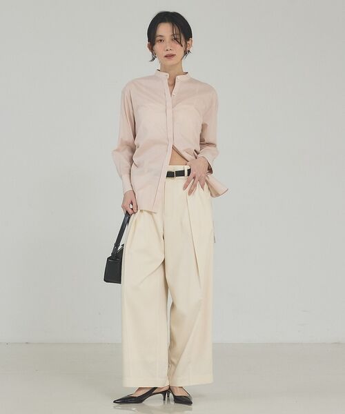 qualite / カリテ シャツ・ブラウス | ウエストドロストシャツ【予約】 | 詳細9