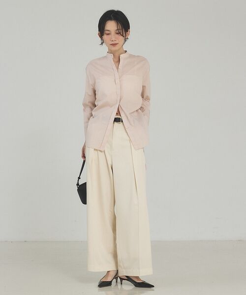 qualite / カリテ シャツ・ブラウス | ウエストドロストシャツ【予約】 | 詳細10