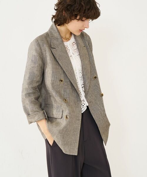 qualite / カリテ ベスト | 【前後2WAY仕様】スカラップレース2WAYブラウス | 詳細7