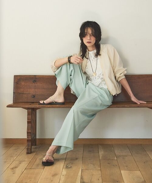 qualite / カリテ ブルゾン | 【撥水ナイロン使用】ナイロンドレープブルゾン | 詳細13