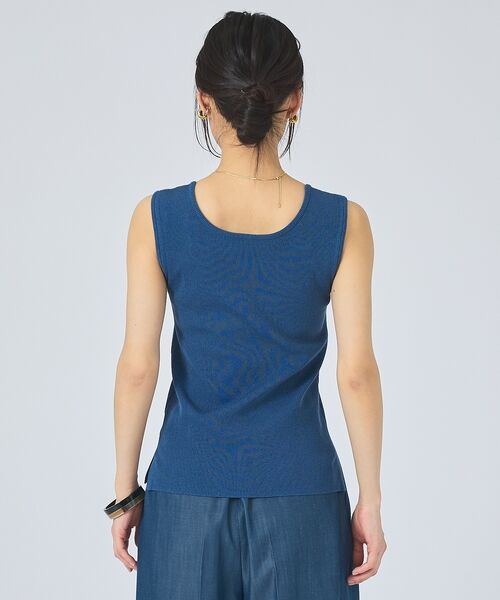 qualite / カリテ キャミソール・チューブトップ | 【前後2WAY】2WAYスクエアノースリーブニット | 詳細10