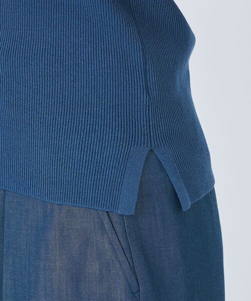 qualite / カリテ キャミソール・チューブトップ | 【前後2WAY】2WAYスクエアノースリーブニット | 詳細14