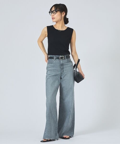 qualite / カリテ キャミソール・チューブトップ | 【前後2WAY】2WAYスクエアノースリーブニット | 詳細4