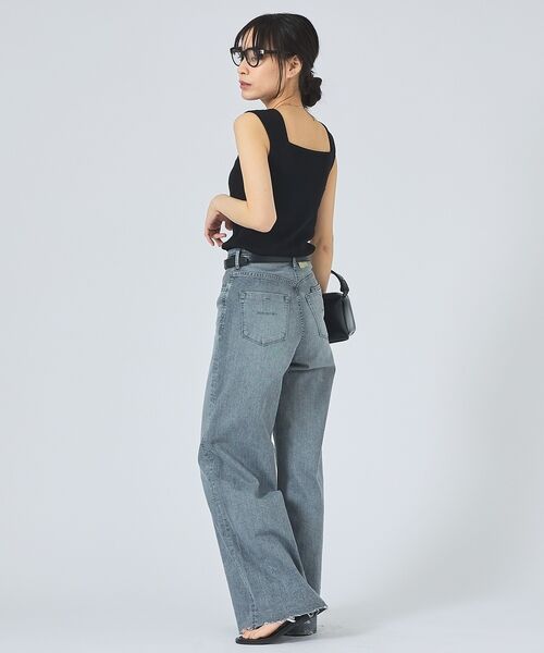 qualite / カリテ キャミソール・チューブトップ | 【前後2WAY】2WAYスクエアノースリーブニット | 詳細5