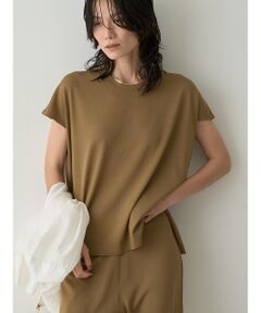 qualite / カリテ ニット・セーター | 【接触冷感・セットアップ】レーヨンストレッチフレンチ