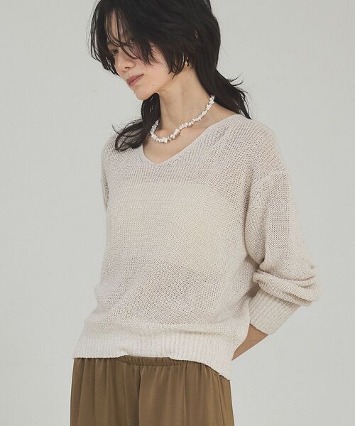 qualite / カリテ ニット・セーター | ミックスカラードライコットンニット | 詳細11