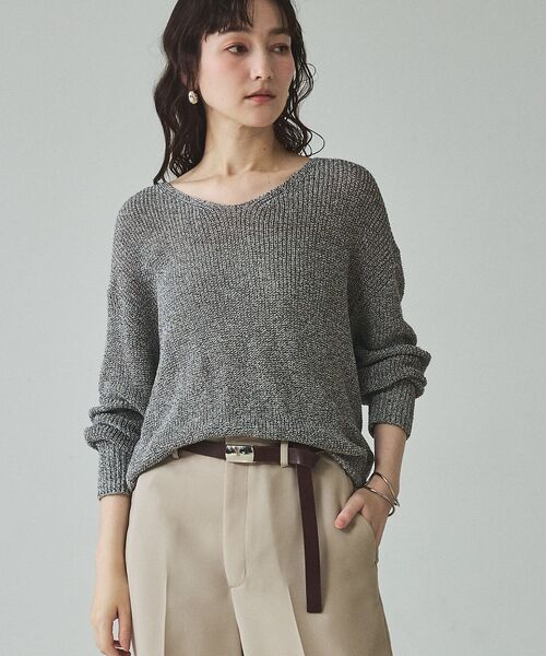 qualite / カリテ ニット・セーター | ミックスカラードライコットンニット | 詳細8