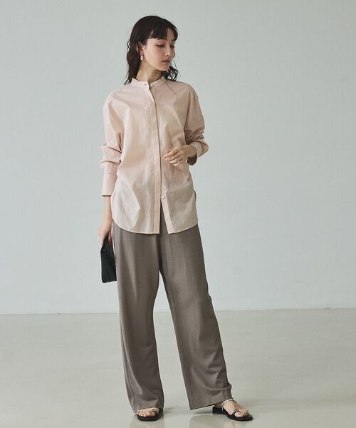 qualite / カリテ パンツ | 【接触冷感・セットアップ対応】レーヨンストレッチニットパンツ | 詳細9