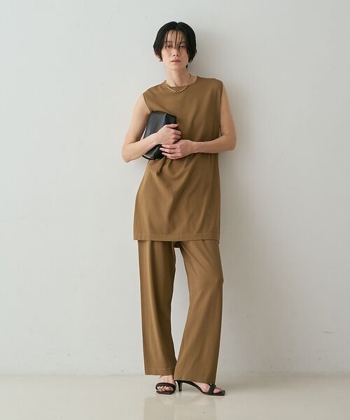 qualite / カリテ パンツ | 【接触冷感・セットアップ対応】レーヨンストレッチニットパンツ【予約】 | 詳細11