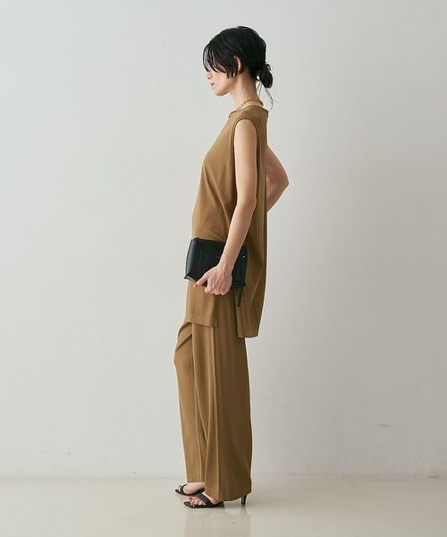 qualite / カリテ パンツ | 【接触冷感・セットアップ対応】レーヨンストレッチニットパンツ【予約】 | 詳細15