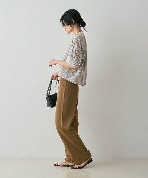 qualite / カリテ パンツ | 【接触冷感・セットアップ対応】レーヨンストレッチニットパンツ【予約】 | 詳細4