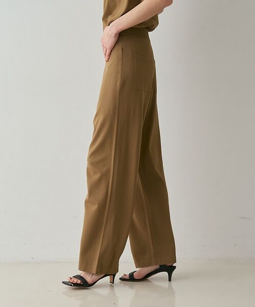 qualite / カリテ パンツ | 【接触冷感・セットアップ対応】レーヨンストレッチニットパンツ【予約】 | 詳細6