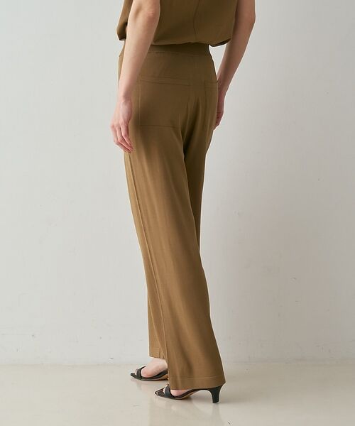 qualite / カリテ パンツ | 【接触冷感・セットアップ対応】レーヨンストレッチニットパンツ【予約】 | 詳細8