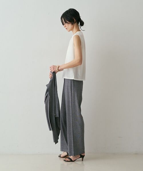 qualite / カリテ パンツ | 【接触冷感・セットアップ対応】レーヨンストレッチニットパンツ【予約】 | 詳細11