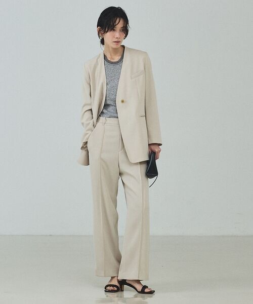 qualite / カリテ スラックス・ドレスパンツ | 【セットアップ対応】ドライカルゼフルイドパンツ【予約】 | 詳細1