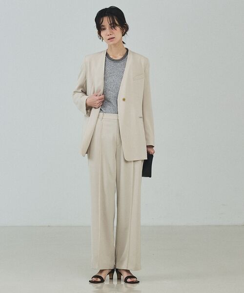 qualite / カリテ スラックス・ドレスパンツ | 【セットアップ対応】ドライカルゼフルイドパンツ | 詳細11