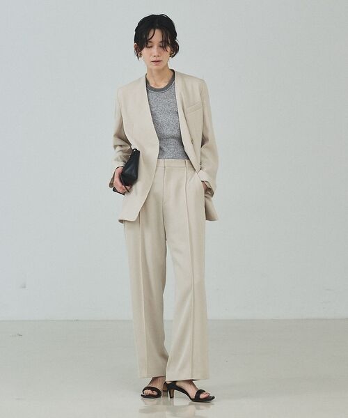 qualite / カリテ スラックス・ドレスパンツ | 【セットアップ対応】ドライカルゼフルイドパンツ【予約】 | 詳細4