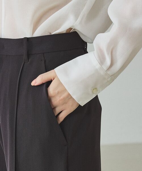 qualite / カリテ スラックス・ドレスパンツ | 【セットアップ対応】ドライカルゼフルイドパンツ【予約】 | 詳細18