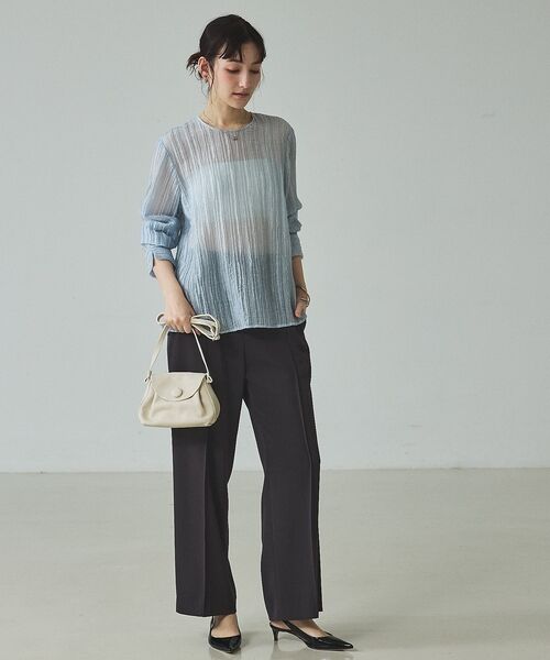 qualite / カリテ スラックス・ドレスパンツ | 【セットアップ対応】ドライカルゼフルイドパンツ【予約】 | 詳細21