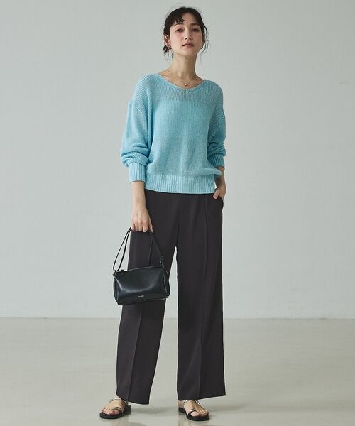 qualite / カリテ スラックス・ドレスパンツ | 【セットアップ対応】ドライカルゼフルイドパンツ【予約】 | 詳細22