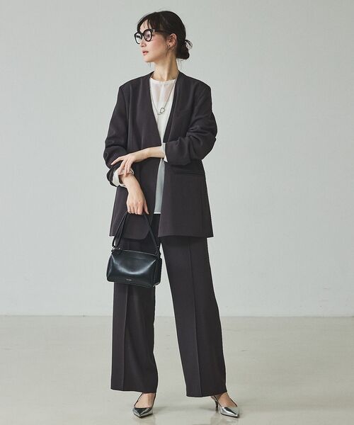qualite / カリテ スラックス・ドレスパンツ | 【セットアップ対応】ドライカルゼフルイドパンツ【予約】 | 詳細11