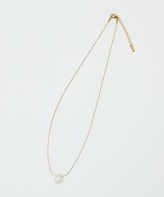 qualite / カリテ ネックレス・ペンダント・チョーカー | 【ステンレス】バロックパールチャームネックレス【予約】